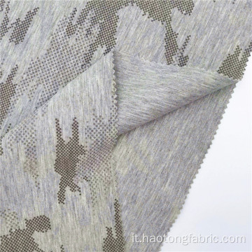 Tessuto traspirante in jersey di rayon poliestere per maglieria T / R